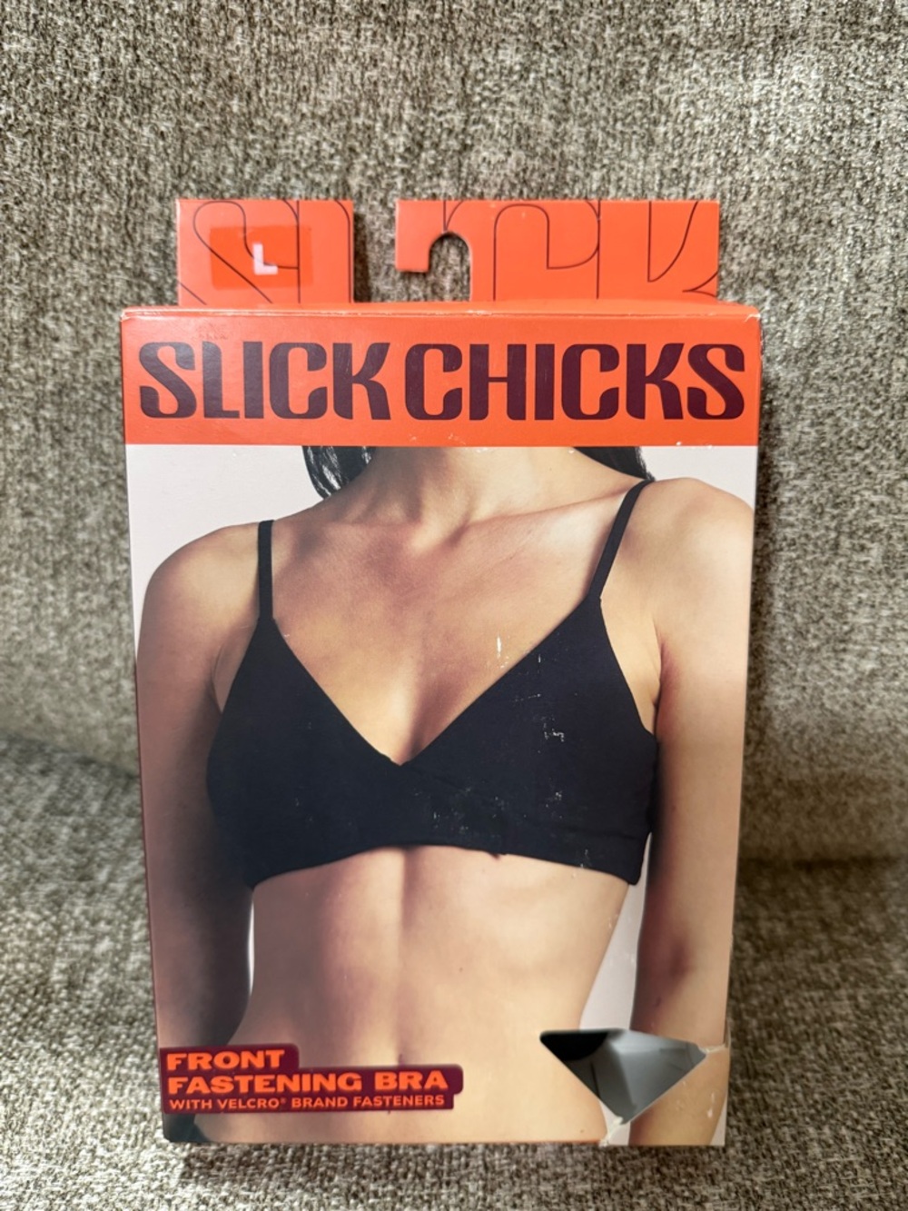 Slick Chicks Black Front-Fastening Bra